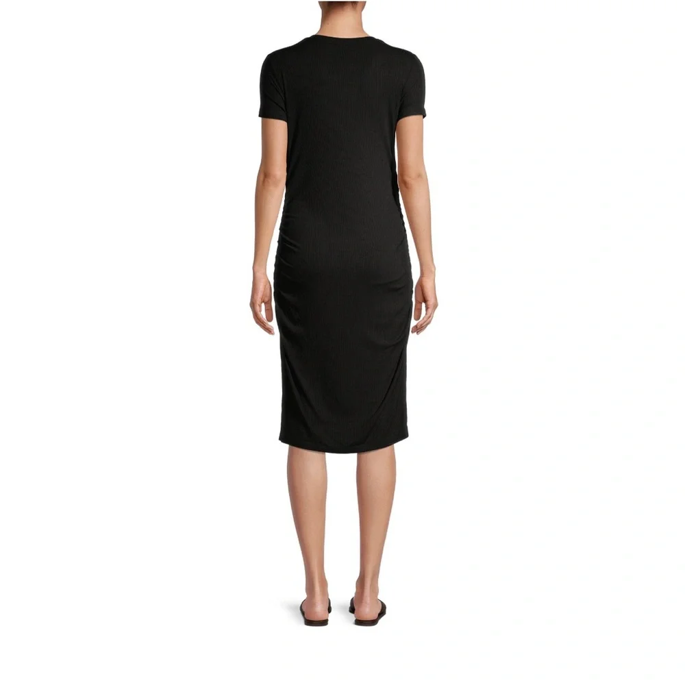 Time and Tru black side ruched dress - Picture 4 of 7